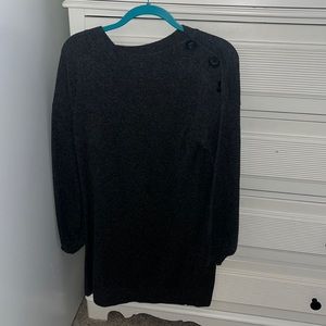 Knit grey shift dress from Madewell size M